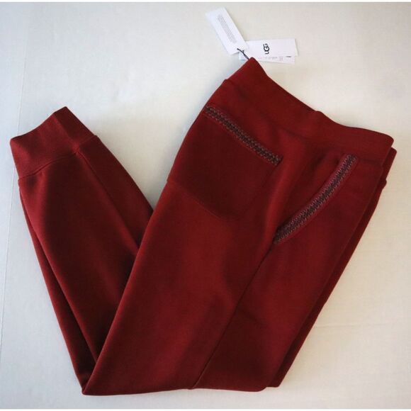 UGG 1151710 Men's Sz S Dark Cherry Red Tasman Jogger Pants - Picture 8 of 8